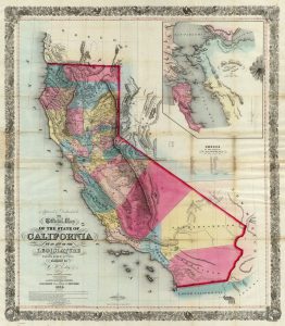 Eddy Map of the State of CA