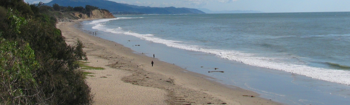 Summerland beach, California, 110 years after the oil field. Summerland beach, California, 110 years after the oil field.