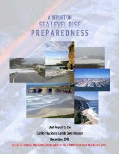 Cover of 2009 SEA LEVEL RISE Report