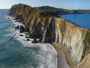 Point Reyes National Seashore headlands from Chimney Rock