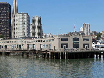 View of the Port of San Francisco from the water