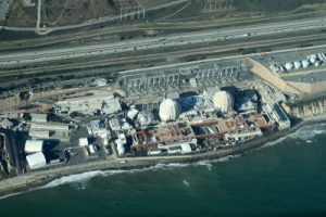 Aerial view of the San Onofre Nuclear Generating Station in San Diego County, California, May 26, 2012.