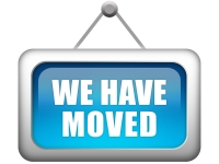 image of a sign reading "we have moved"