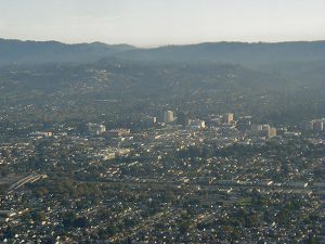 Aerial photograph of San Mateo