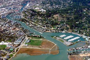 Aerial photo of San Rafael, California