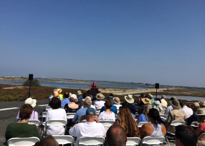 Speaker at the 10th anniversary celebration for the Bolsa Chica Lowlands Restoration Project