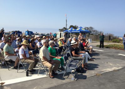 Audience members at the 10th anniversary celebration for the Bolsa Chica Lowlands Restoration Project