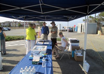 Audience members at the 10th anniversary celebration for the Bolsa Chica Lowlands Restoration Project