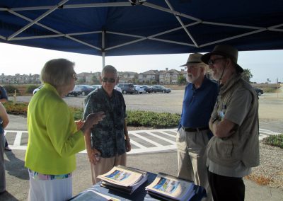 Audience members at the 10th anniversary celebration for the Bolsa Chica Lowlands Restoration Project
