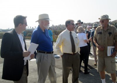 Audience members at the 10th anniversary celebration for the Bolsa Chica Lowlands Restoration Project