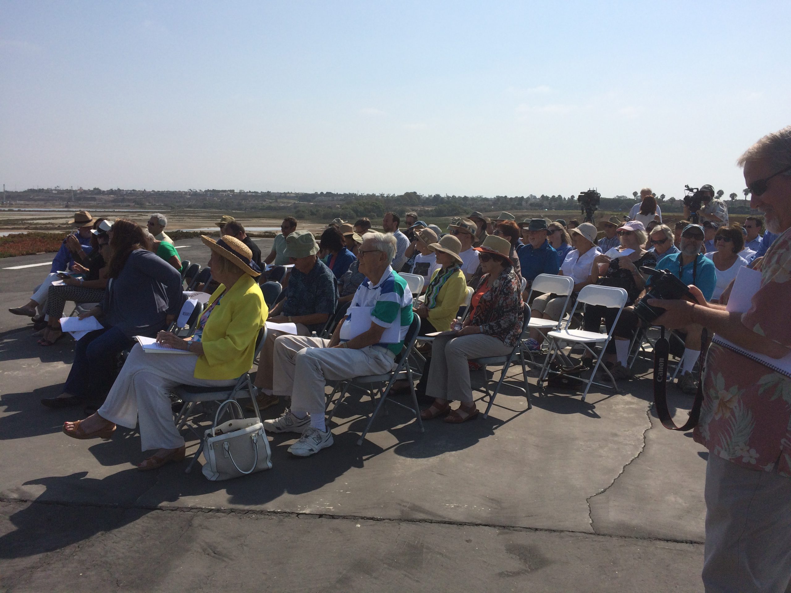 Audience at the 10th anniversary celebration for the Bolsa Chica Lowlands Restoration Project