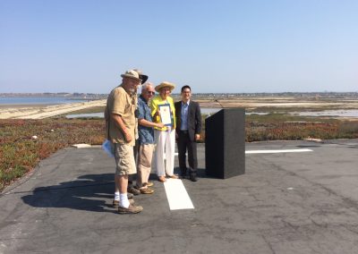 Speakers at the 10th anniversary celebration for the Bolsa Chica Lowlands Restoration Project