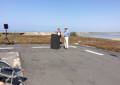 Speakers at the 10th anniversary celebration for the Bolsa Chica Lowlands Restoration Project