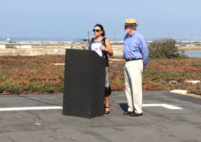 Speakers at the 10th anniversary celebration for the Bolsa Chica Lowlands Restoration Project