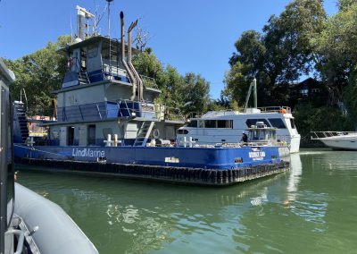 All American being removed from the Sacramento River