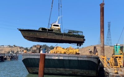 Removal and disposal of abandoned and derelict vessels in the Carquinez Strait