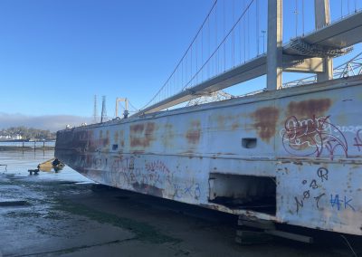 Removal of abandoned vessels in Crockett, CA