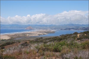 View to the north from Montaña de Oro State Park Sandspit Parking Lot, San Luis Obispo County